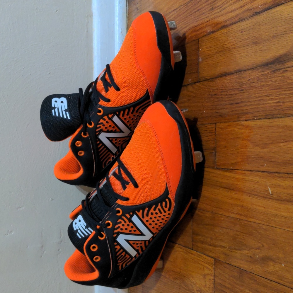 New Balance Orange and Black BasebyCleats